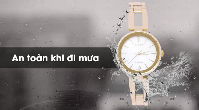 Đồng hồ nữ Citizen EM0639-81A - Eco-Drive có hệ số chống nước 3 ATM