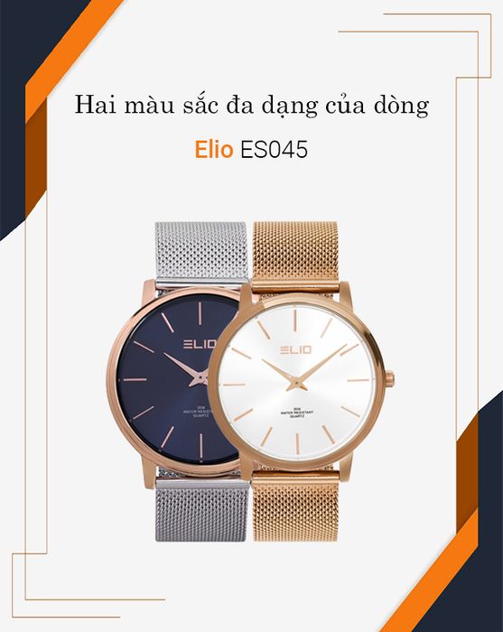 Tổng quan về đồng hồ nam Elio ES045-01