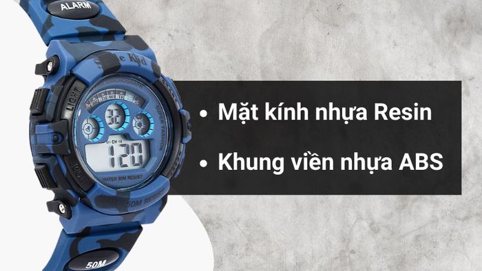 Chất liệu mặt kính và khung viền của mẫu đồng hồ