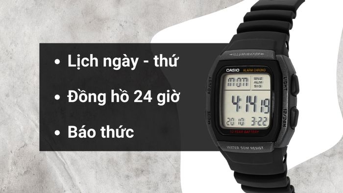 Tiện ích của mẫu đồng hồ