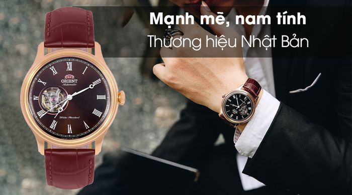 Đồng hồ Nam Orient FAG00001T0 - Cơ tự động có thiết kế nam tính, mạnh mẽ