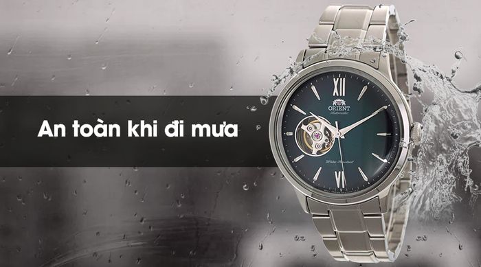 Đồng hồ nam Orient RA-AG0026E10B - Cơ tự động đeo được khi đi mưa, rửa tay với độ chống nước 3 ATM