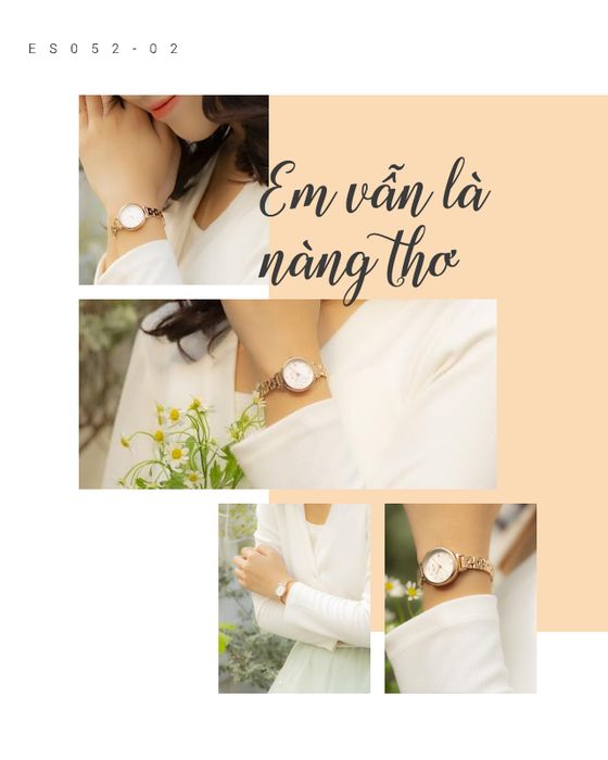 Đồng hồ Nữ Elio ES052-01 nữ tính, trẻ trung