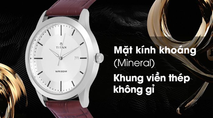 Đồng hồ Nam Titan 1584SL03 chắc chắn và bền bỉ