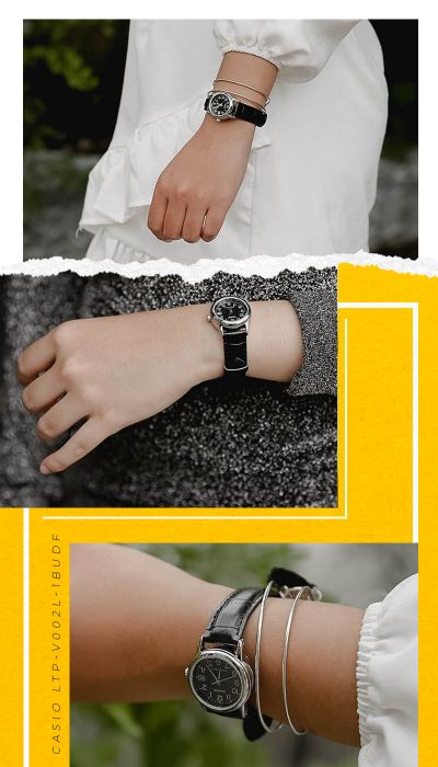 Trên tay Đồng hồ Nữ Casio LTP-V002L-1BUDF