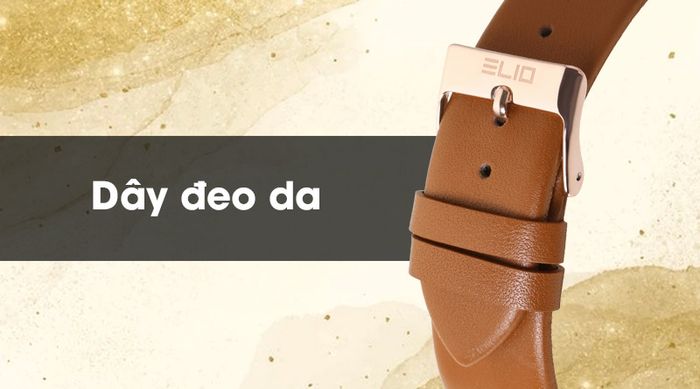 Đồng hồ unisex Elio EL045-01 có dây đeo êm tay và nhẹ nhàng
