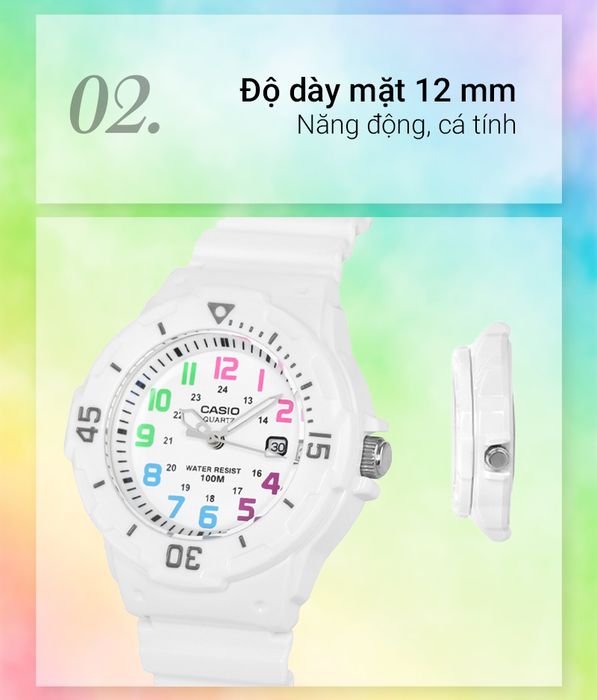 Đồng hồ nữ Casio LRW-200H-7BVDF - đằm tay khi đeo