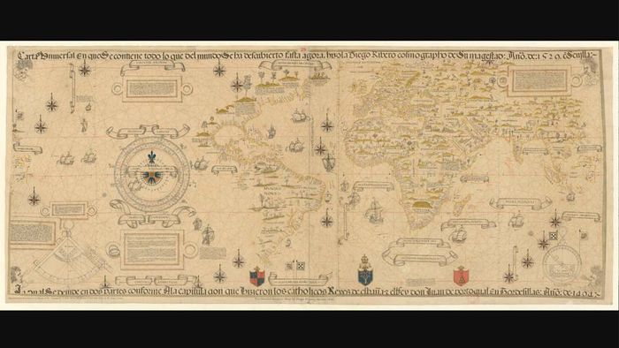Diogo Ribeiro world map