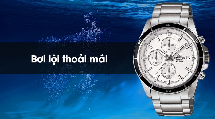 Đồng hồ nam Edifice Casio EFR-526D-7AVUDF sở hữu độ chống nước tới 10 ATM