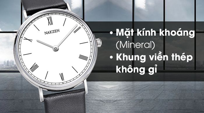 Đồng hồ nam Nakzen SL9006G-7 có khả năng chịu va đập tốt