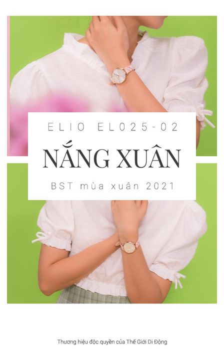 Tổng quan về đồng hồ nữ Elio EL025-02