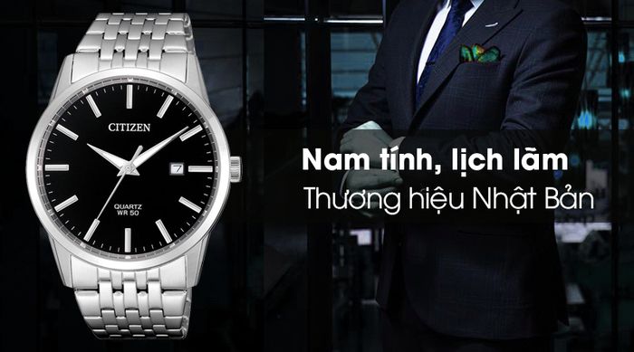 Đồng hồ nam Citizen BI5000-87E có thiết kế sang trọng