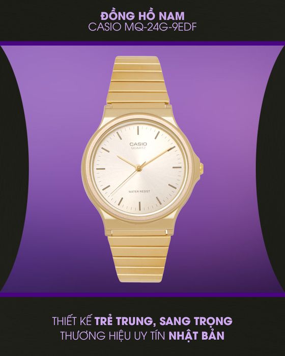 Tổng quan về đồng hồ Nam Casio MQ-24G-9EDF