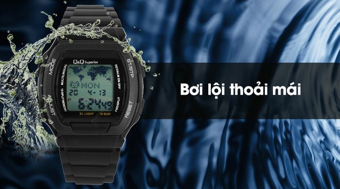 Đồng hồ Nam Q&Q MMW3P101Y có hệ số chống nước 10 ATM