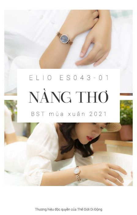 Đồng hồ Nữ Elio ES043-01 đến từ bộ sưu tập Nàng Thơ