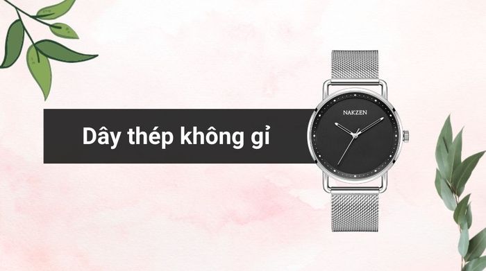 Chất liệu dây đeo của mẫu đồng hồ