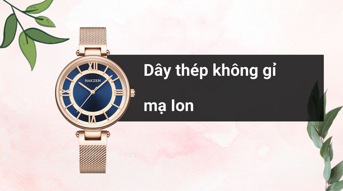 Chất liệu dây đeo của mẫu đồng hồ