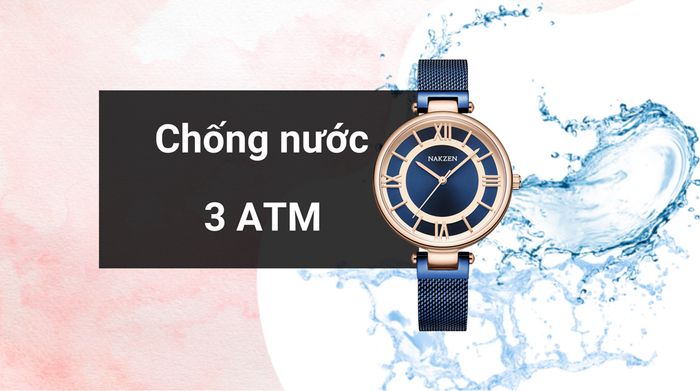 Khả năng kháng nước của mẫu đồng hồ