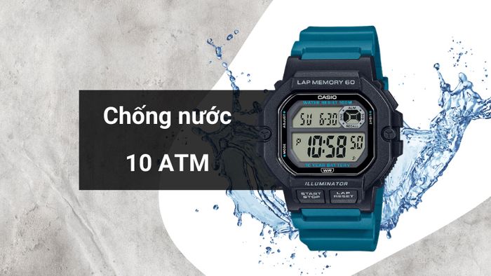Khả năng kháng nước của mẫu đồng hồ