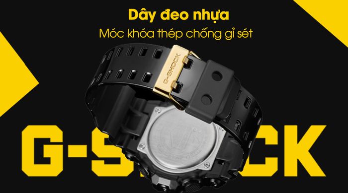 Đồng hồ Nam G-shock GA-710GB-1ADR với dây đeo nhựa
