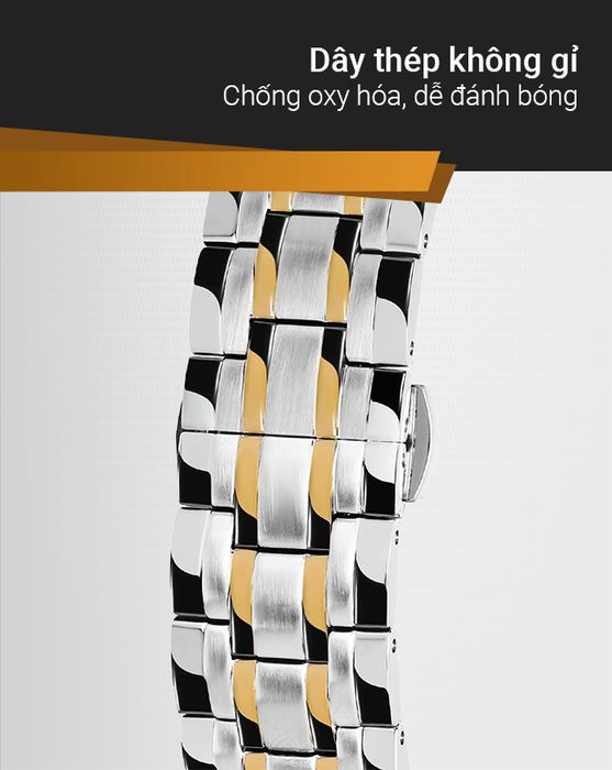 Đồng hồ Nam MVW MS074-01 có dây đeo chống oxy hóa