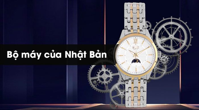 Đồng hồ nữ Elio ES023-C2 được trang bị bộ máy Nhật Bản