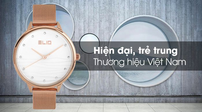 Đồng hồ nữ Elio ES049-01 có thiết kế trẻ trung
