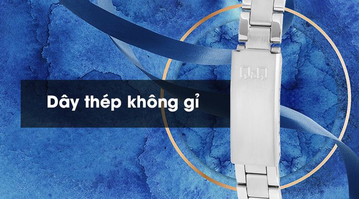 Đồng hồ nữ Q&Q S401J201Y có dây đeo bền chắc
