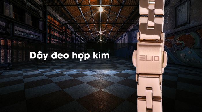 Đồng hồ nữ Elio ES052-02 có dây đeo chống oxi hóa tốt