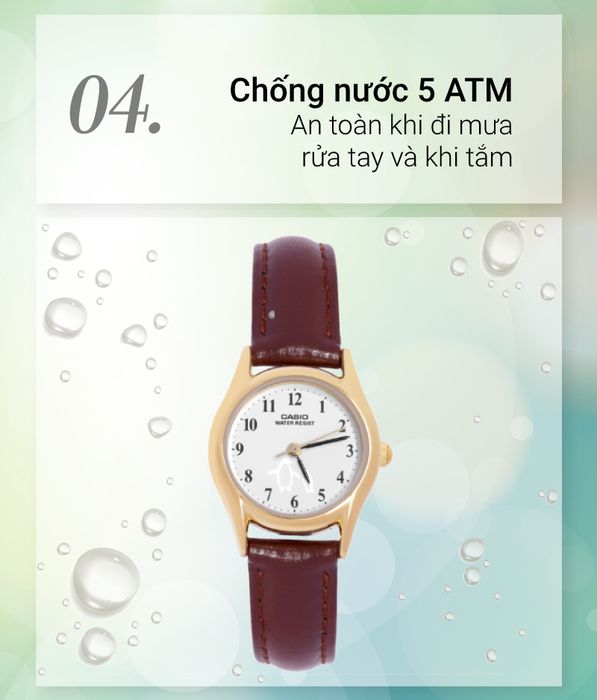 Đồng hồ Nữ Casio LTP-1094Q-7B6RDF chống nước 5 ATM
