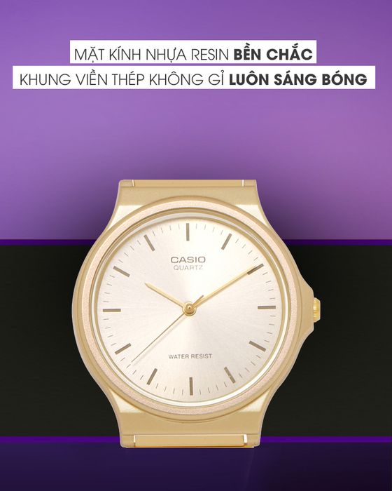 Đồng hồ Nam Casio MQ-24G-9EDF có lớp vỏ bền bỉ