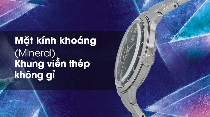 Đồng hồ nam Orient RA-AG0026E10B - Cơ tự động có mặt kính cứng cáp, khung viền bằng thép chống gỉ