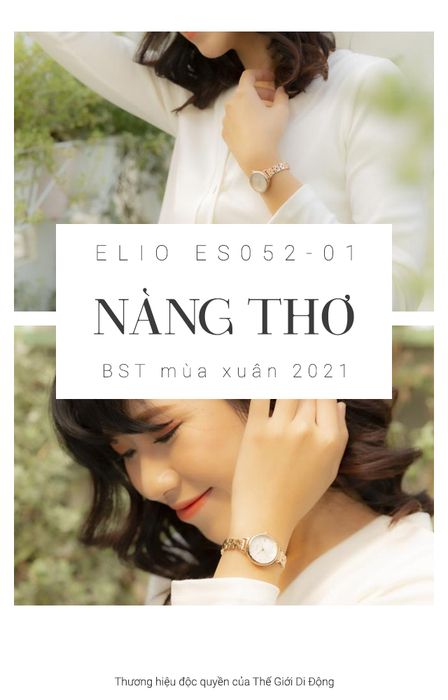 Đồng hồ Nữ Elio ES052-01 thuộc bộ sưu tập Nàng Thơ