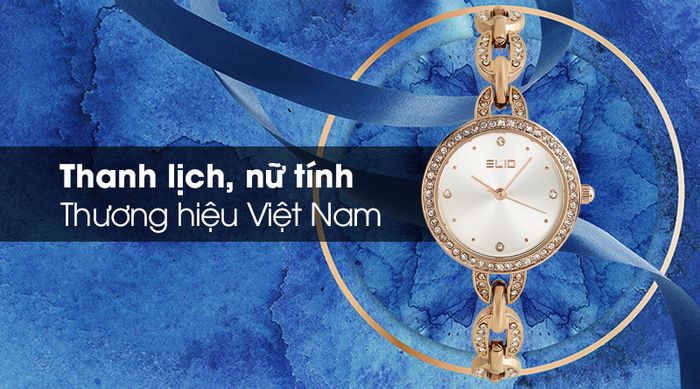 Đồng hồ nữ Elio ES033-01 có thiết kế thời trang