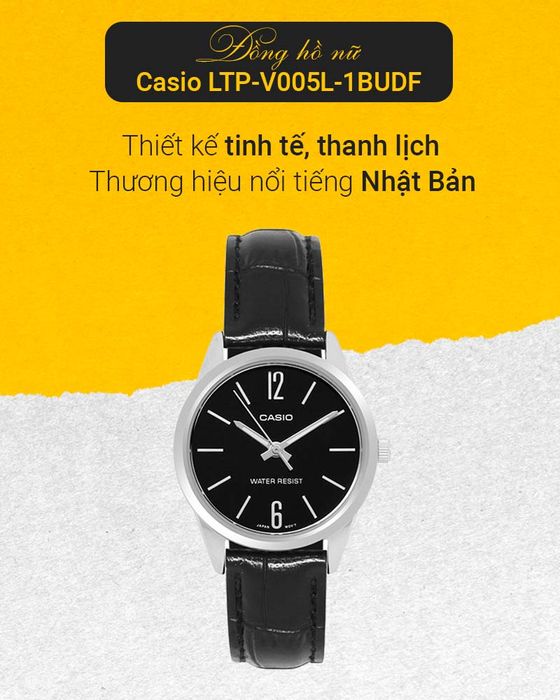 Tổng quan về Đồng hồ Nữ Casio LTP-V005L-1BUDF