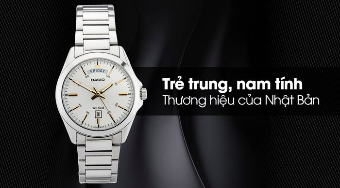 Đồng hồ nam Casio MTP-1370D-7A2VDF có thiết kế trẻ trung và nam tính