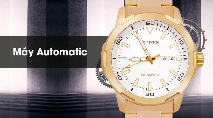 Đồng hồ nam Citizen NH8373-88A - Cơ tự động trang bị máy Automatic bền bỉ, lên dây cót tự động