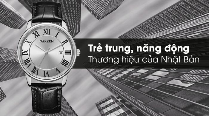 Đồng hồ nam Nakzen SL4090G-7 với thiết kế trẻ trung, năng động