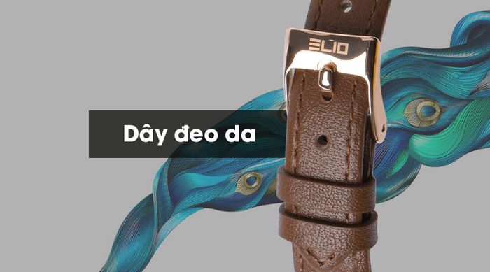 Đồng hồ Nữ Elio EL005-01 có dây đeo da êm ái