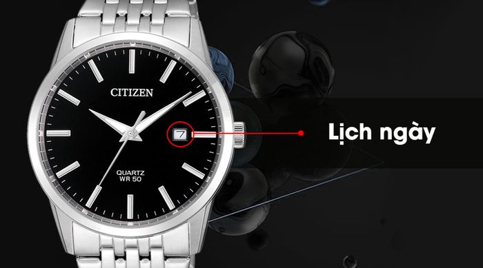Đồng hồ nam Citizen BI5000-87E có ô lịch ngày tiện ích