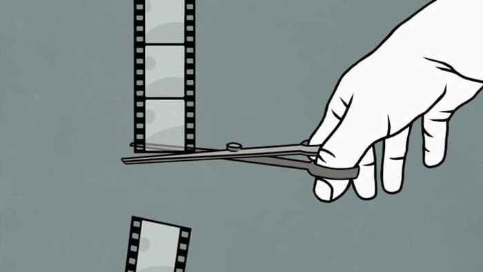 Film editing often involves making tough decisions to refine the final product.