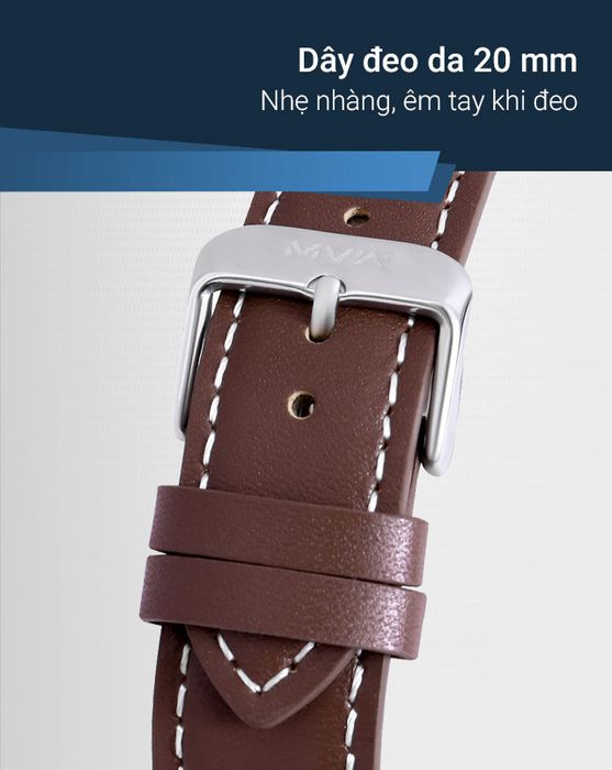 Đồng hồ nam MWW ML039-01 có dây da êm nhẹ