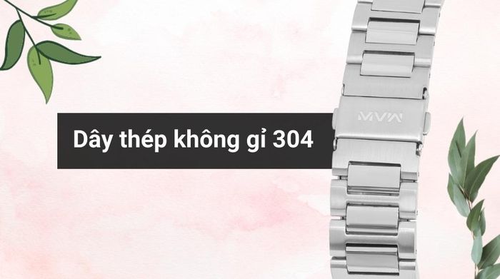 Chất liệu dây đeo của mẫu đồng hồ