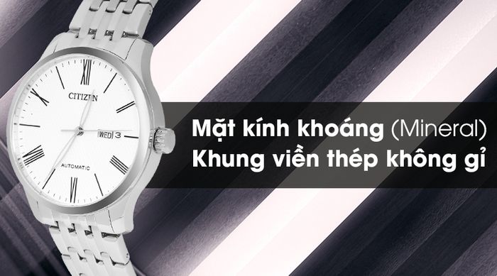 Đồng hồ Nam Citizen NH8350-59A - Cơ tự động chống va đập