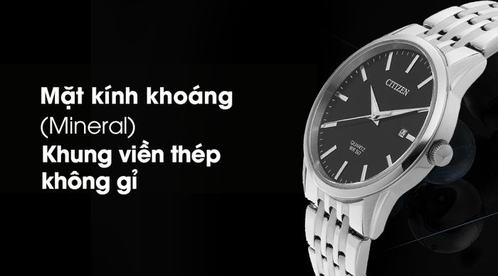 Đồng hồ nam Citizen BI5000-87E có mặt kính trong suốt