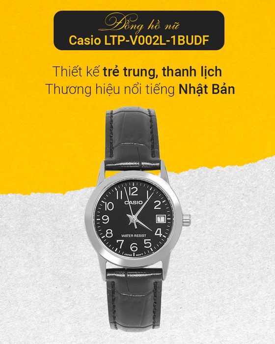 Tổng quan về Đồng hồ Nữ Casio LTP-V002L-1BUDF