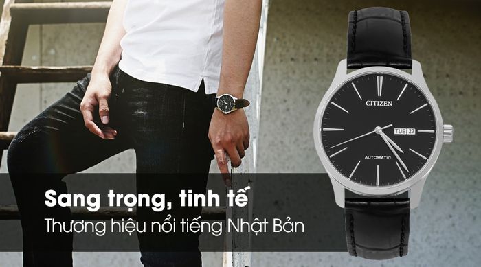 Đồng hồ Nam Citizen NH8350-08E - Cơ tự động thiết kế sang trọng