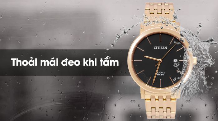 Đồng hồ Nam Citizen BI5072-51E Đen chống nước 5 ATM