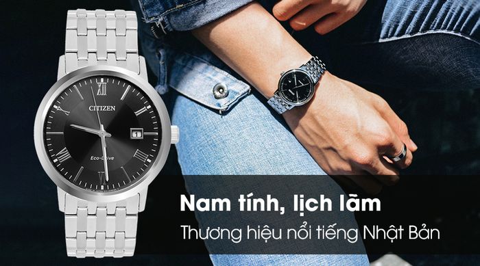 Đồng hồ Nam Citizen BM6770-51E - Eco-Drive thiết kế nam tính
