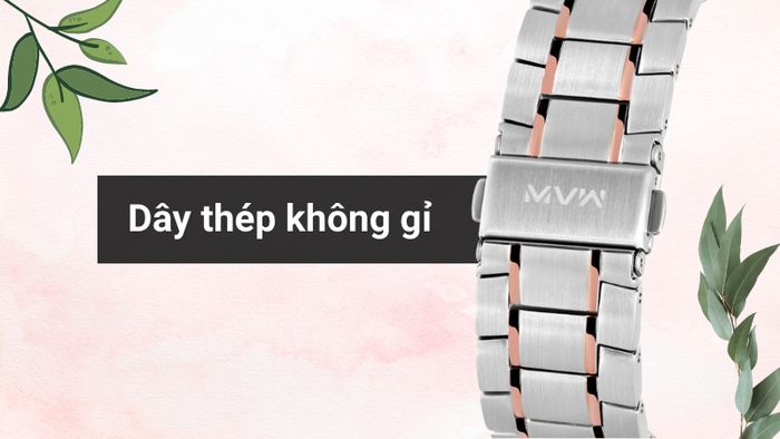 Chất liệu dây đeo của mẫu đồng hồ